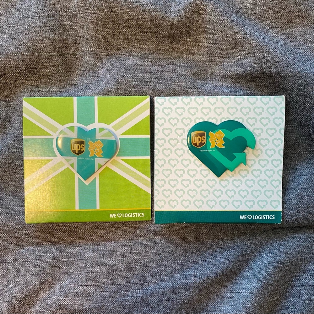 2012 London Summer Olympics set of 2 UPS collector pins.